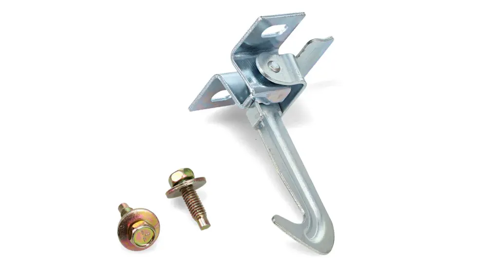 Wide-Angle Hood Safety Latch