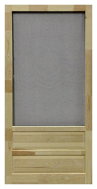Screen Tight WHAM36 Series Screen Door, 36 W Opening, 80 H Opening, Wood Frame, Light Cocoa