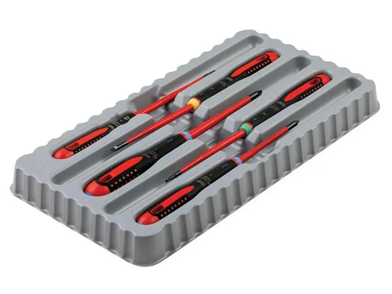 BE-9872SL ERGO» Lean VDE Insulated Screwdriver Set, 5 Piece