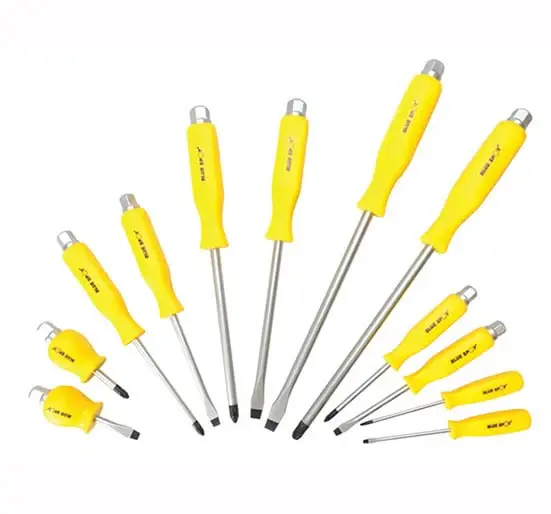 BlueSpot Tools Hex Drive Screwdriver Place 12 Piece - Screwdriver S