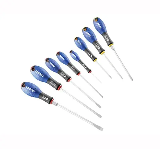 Britool Screwdriver Set 8 Piece Slotted / Phillips - 8 Piece Adjust