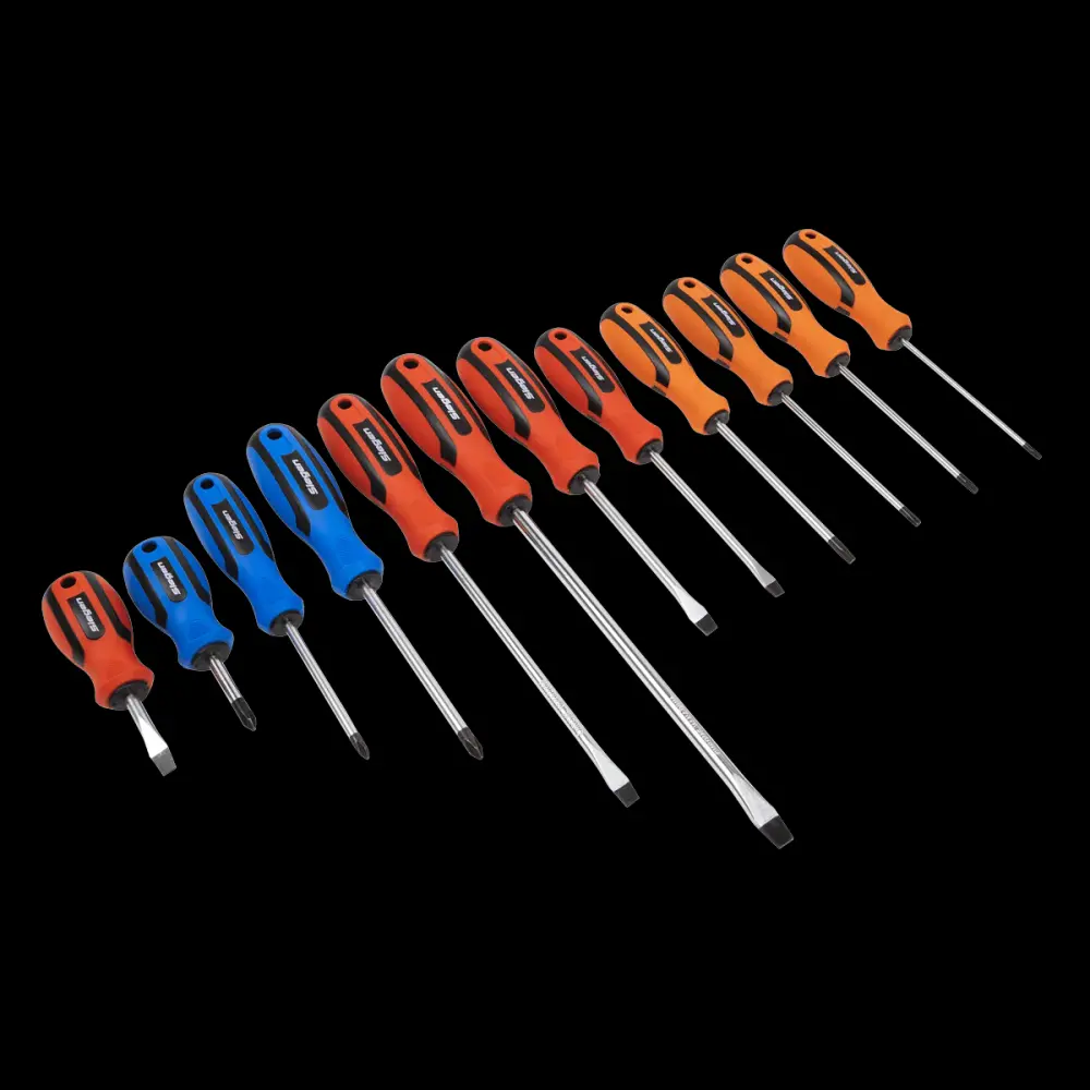 Sealey S0616 Plush Grip Screwdriver Set 12pc