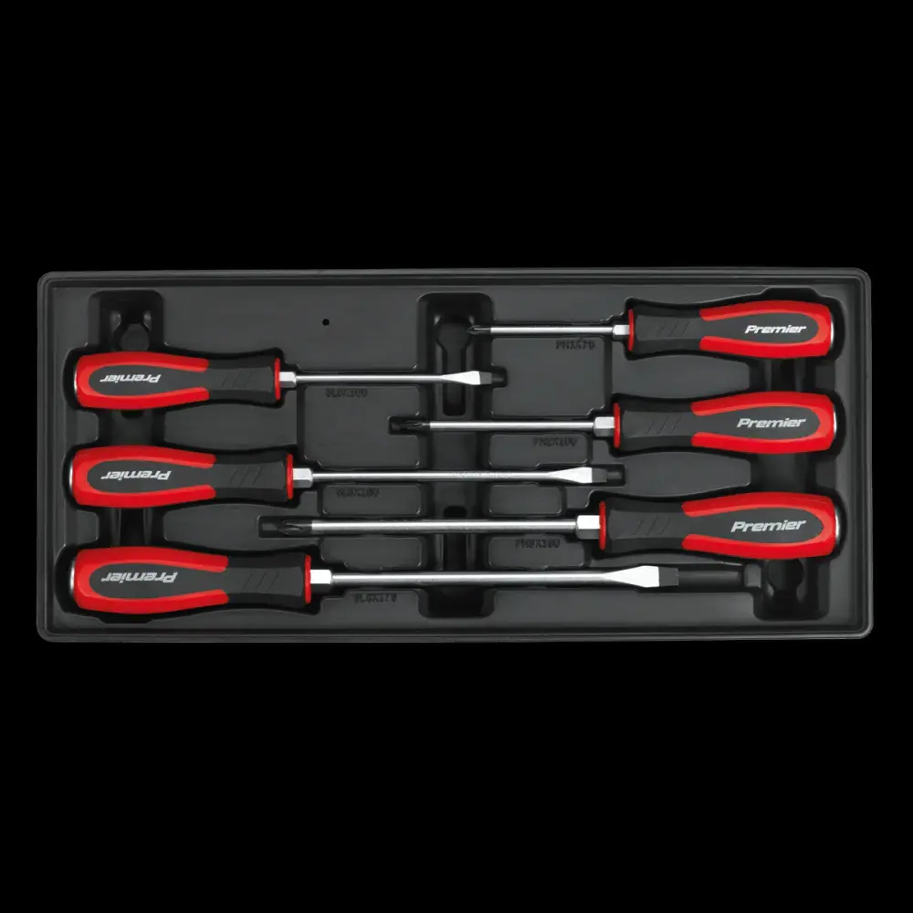 Sealey TBT29 Tool Tray Hammer-Thru Screwdriver Place 6pc