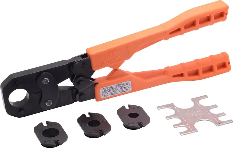 SharkBite 23100 Multi-Head Kit, 3/8 to 1 Crimping, Apricot Handle