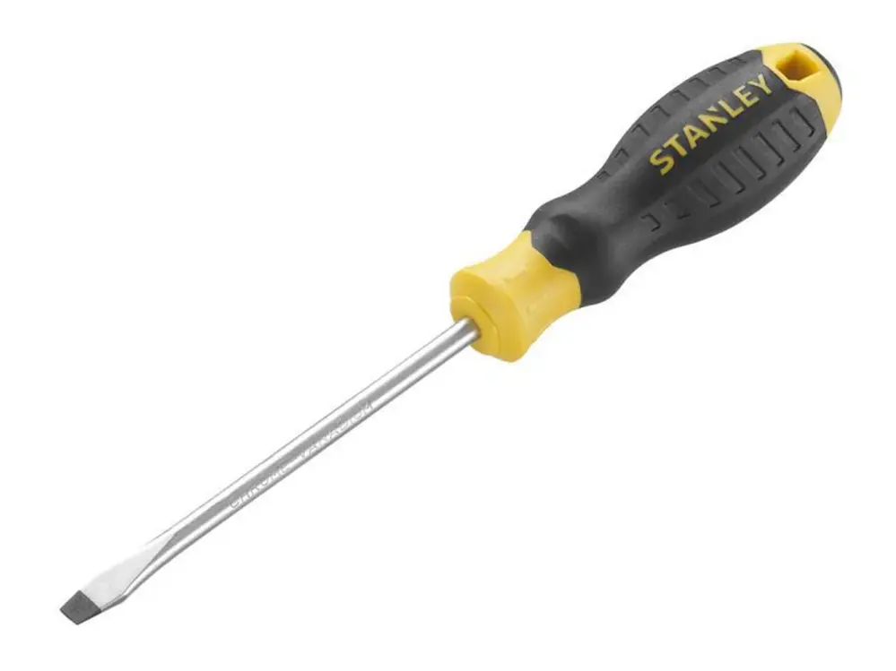 Stanley Hand Tools Cushion Grip Screwdriver Flared Tip 5.5 X 100Mm
