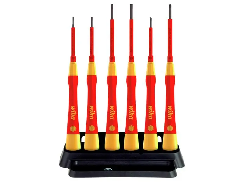 Wiha PicoFinish SL/PH Fine VDE Screwdriver Place, 7 Piece