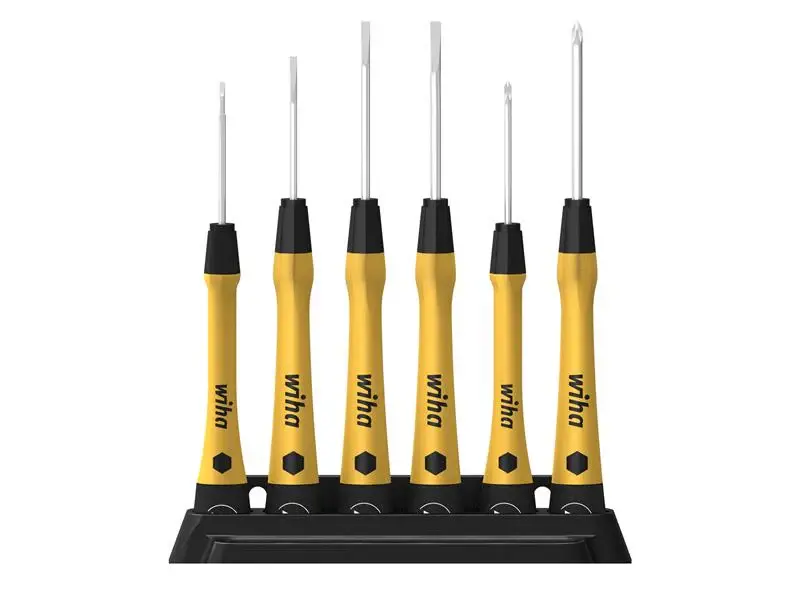 Wiha PicoFinish SL/PH Superior ESD Screwdriver Set, 7 Piece