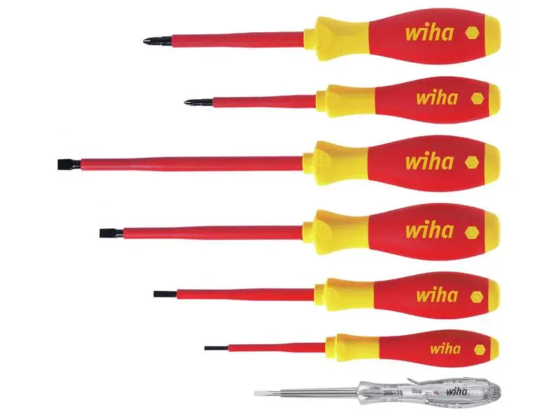 Wiha SoftFinish electric SL/PH Screwdriver Place, 7 Piece