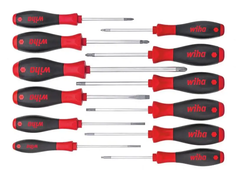 Wiha SoftFinish Screwdriver Place, 12 Piece