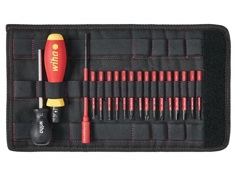 Wiha TorqueVario-S electric Screwdriver Place, 19 Piece