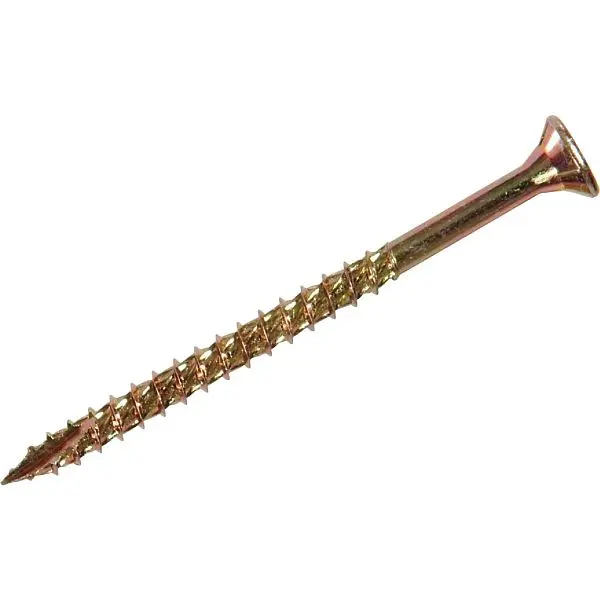 HILLMAN Power Pro #8 x 2 Inch Flat Head Star All-Purpose Wood Screw, 173 pieces (1 Lb.), 48581