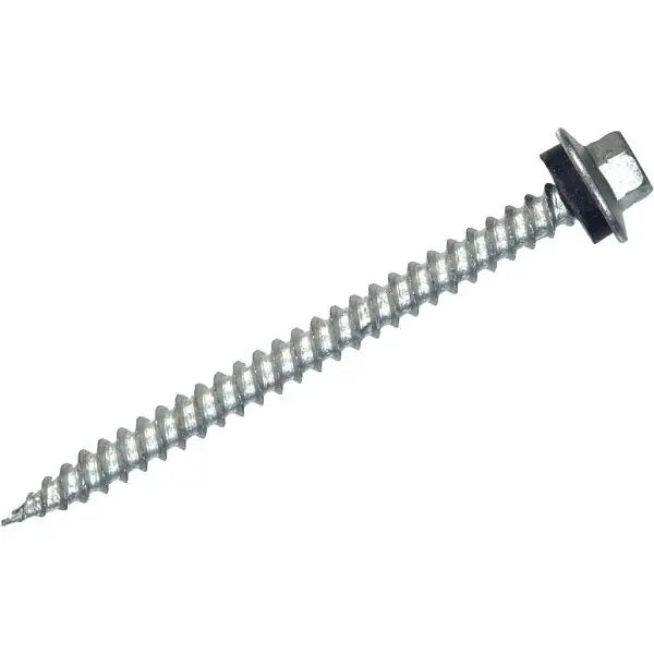 HILLMAN Project Center #10 x 1 - 1/2 Inch Hex Washer Head Pole Barn Cap Screw, 107 pieces, 47702