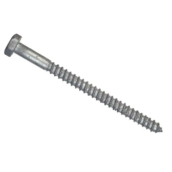 HILLMAN Snap-On 5/16 Inch x 2 Inch Galvanized Hex Lag Screw, 100 pieces, 812036