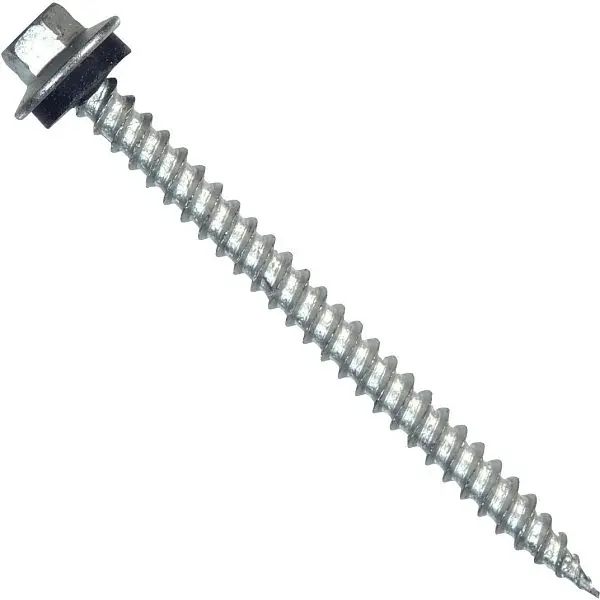 HILLMAN Tap-N-Seal #10 x 2 - 1/2 Inch Hex Washer Head Screw, 75 pieces, 560910
