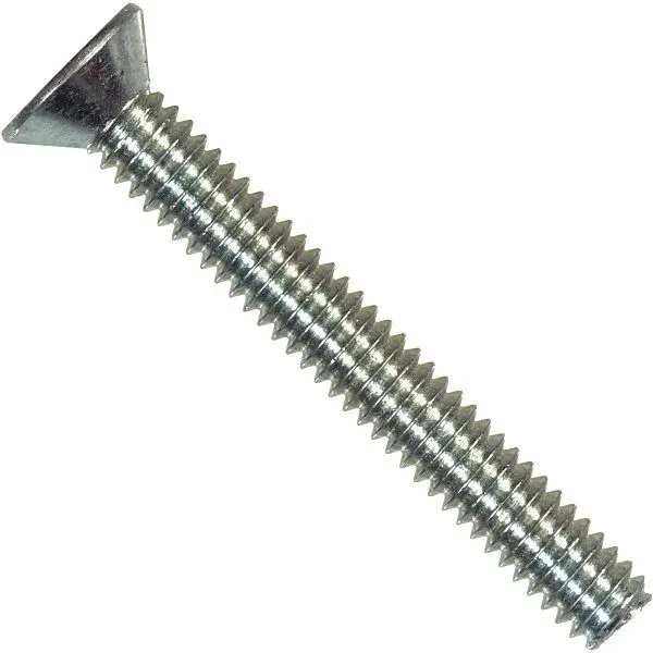 HILLMAN #10 24 tpi 1 Inch Flat Head Machine Drive Screw, 100 pieces, 101079