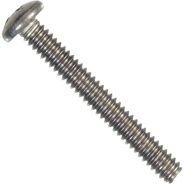 HILLMAN #8 32 tpi 1/2 Inch Pan Head Machine Screw, 100 pieces, 828474