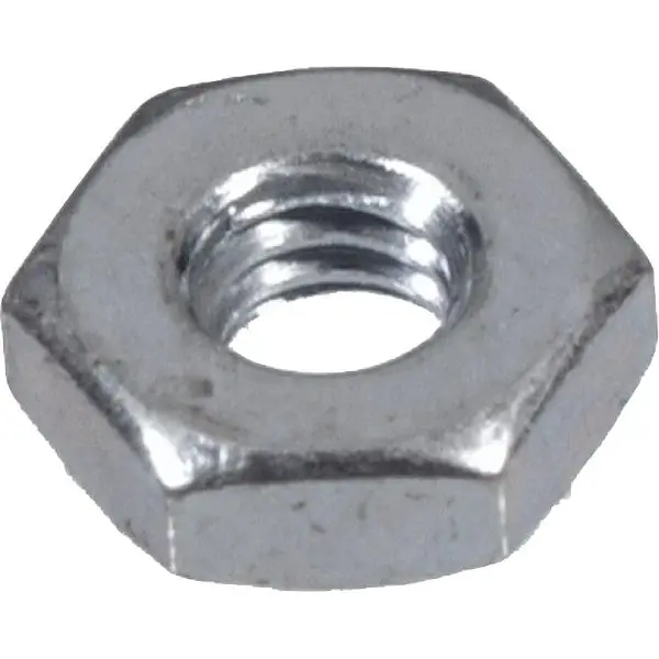 HILLMAN #10 24 tpi Low-Carbon Steel Hex Machine Screw Nut, 20 pieces, 6206