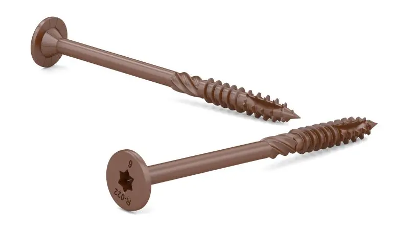 Dependable (50-Pack) 5/16-inch x 6-inch STR Torx Star Drive Deck Framing Screws, FTC17BR5166L Reliable