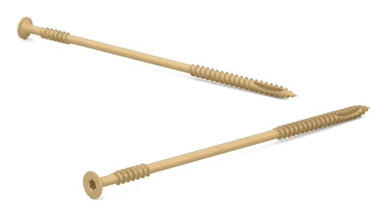 Dependable Quick-Release (20-Pack) #10 x 6-inch EVO Torx Star Drive Luxury Decking Screw, FTSCD17T106MR Reliable
