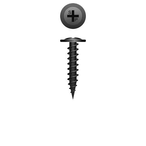 Strong-Point All-Weather Screws Phillips Modified Truss (R/W) Head, K-Lath, Black Oxide Coated, 8 x 3/4, Box 8,000, 86MB