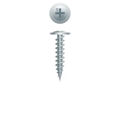 Strong-Point Drive Screws Phillips Modified Truss (R/W) Head, K-Lath, Zamak Plated, 8 x 1, Box 5,000, 88MZ