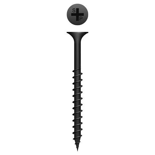 Strong-Point Drywall Screws Phillips Bugle Head, Coarse Thread, Phosphate Coated, 10 x 4, Box 800, 1040C