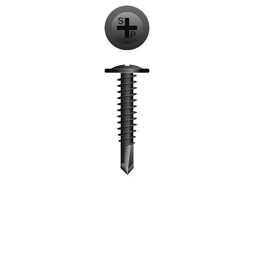 Strong-Point Machine Screws Phillips Modified Truss (R/W) Head, Black Oxide Coated, 8-18 x 1, #2 Point, Box 5,000, M84B