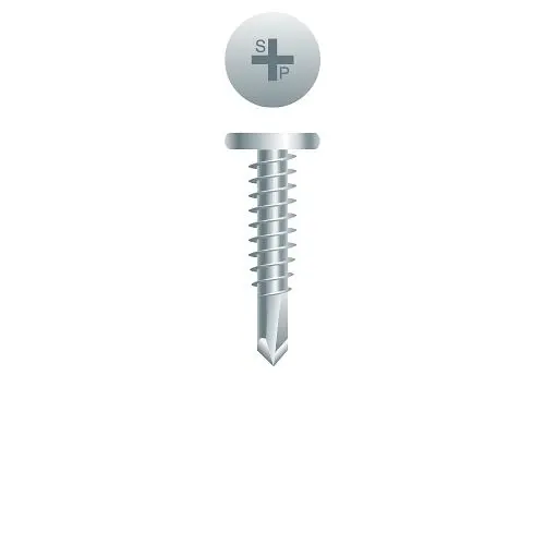 Strong-Point Next-Generation Fasteners Phillips Pancake Head, Zinc Plated, 10-16 x 1-1/2, #3 Point, Box 4,000, PC12