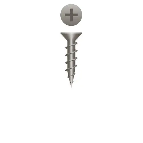 Strong-Point Phillips Flat Head Particle Board Screws, Plain and Lubed, 6 x 5/8, Box 25,000, 610L