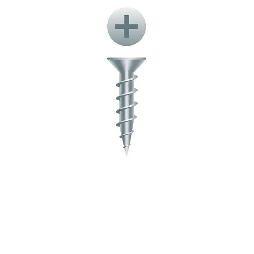 Strong-Point Phillips Flat Head Particle Board Screw Fasteners, Zinc Plated, 6 x 5/8, Box 25,000, 610LZ