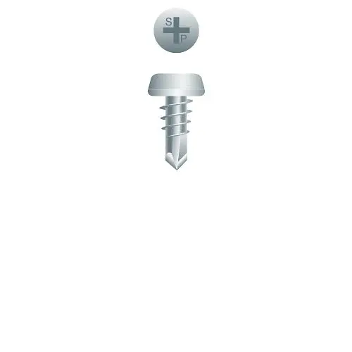 Strong-Point Phillips Pan Head Framing Screws, Zinc Plated, 7-20 x 7/16, #2 Point, Box 10,000, F7Z