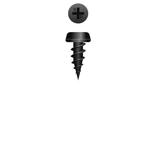 Strong-Point Phillips Pan Head Framing Wood Screws, Phosphate Coated, 7 x 7/16, Box 10,000, 7F