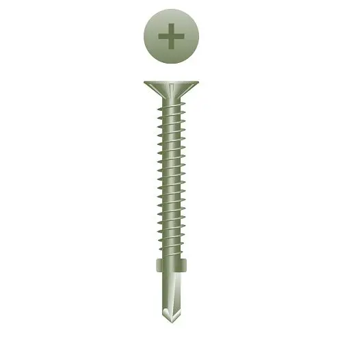 Strong-Point Rapid Screws Phillips Flat Head Nibs and Wings, Self-Drilling Ruspert Coated, 8-18 x 1-5/8, Box 4,000, FB815R