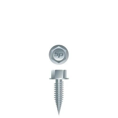Strong-Point Safe Screws Razor Unslotted Indented Hi-Hex Washer Head, Fine Thread, Zinc Plated, 10-24 x 3/4, Box 5,000, NU...