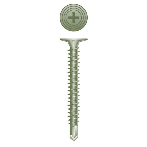 Strong-Point Screws Phillips Wafer Head Nibs, Self-Drilling, Ruspert Coated, 8-18 x 2-1/4, Box 3,000, CB824