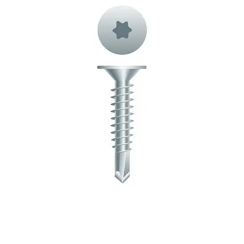 Strong-Point Screws Star Drive Wafer Head, Zinc Plated, 10-16 x 1-1/2, #3 Point, Box 2,000, W106T