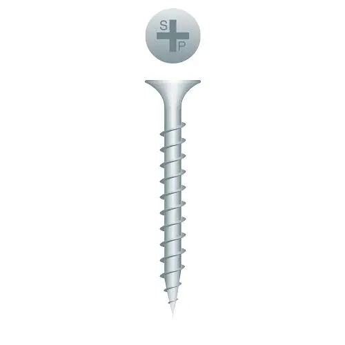 Strong-Point Stylish Screws Phillips Bugle Head, Coarse Thread, Dacrotized Coated, 6 x 2, Box 3,500, 620CD