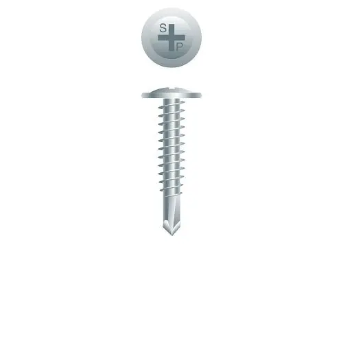 Strong-Point Threaded Fasteners Phillips Modified Truss (R/W) Head, Zamak Plated, 8-18 x 1-5/8, #2 Point, Box 4,000, M87Z