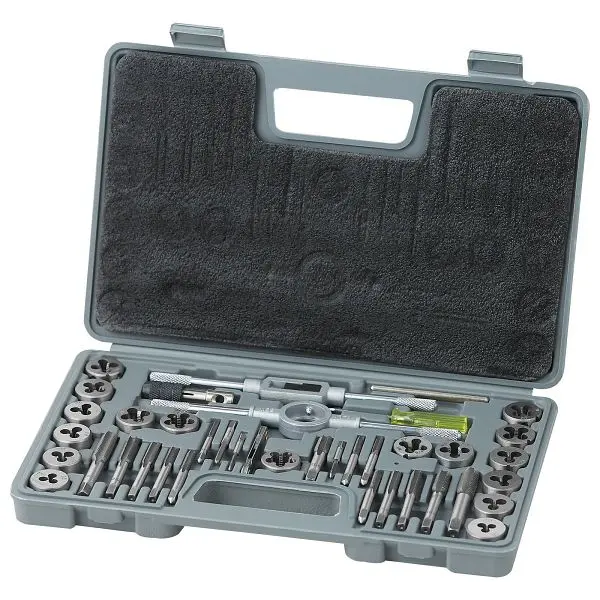 VEVOR Big Tap and Die Set, 40-Piece Incorporate SAE Size NC/NF/NPT, SZHMJZSZBYY40PFOOV0