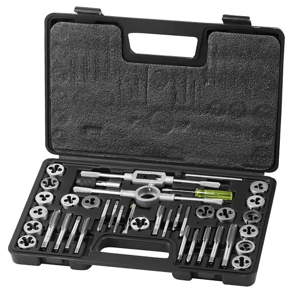 VEVOR Machine Tap and Die Set, 40-Piece Incorporate Metric Size M3 to M12, SZHMJZSZBYG409WTAV0
