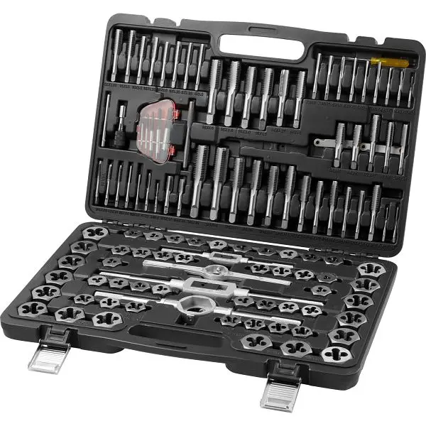 VEVOR Tap and Die Set, 116-Piece Incorporate Metric and SAE Size, SZHMJZSZBY116ORORV0