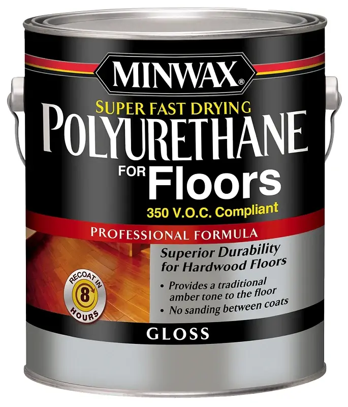 Mold & Mildew Resistant Minwax 130230000 Polyurethane, Gloss, Liquid, Crystal, 1 gal, Can