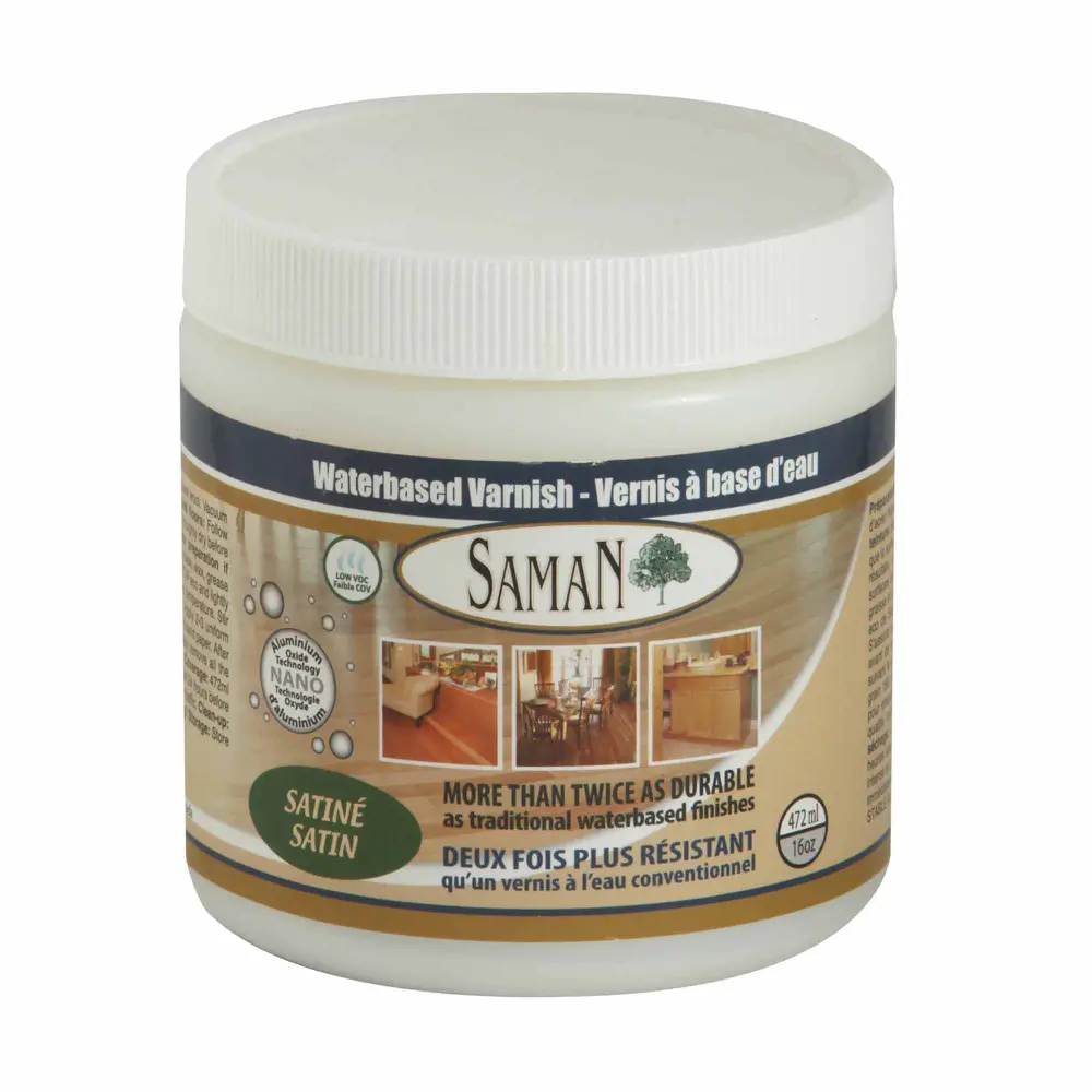 Satin Water Based Varnish, 472 ml