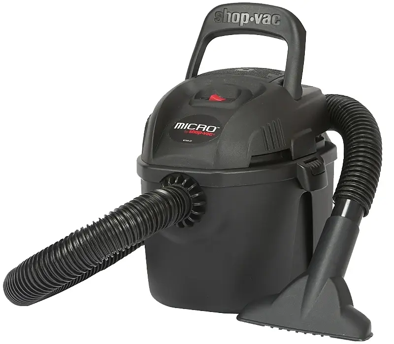 Shop-Vac 2021005 Wet/Dry Vacuum, 1 gal Vacuum, 50 cfm Air, Disposable Filter, 1 hp, 120 VAC, Ebony Housing (Model XRPH06)