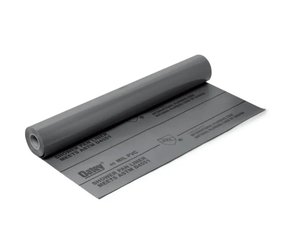 41597 OATEY 5 ft. x 40 ft. PVC Shower Pan Liner, 40 Mil Ash