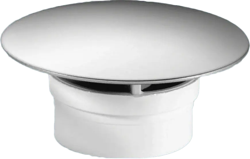 McAlpine Mushroom Flange Only Shiny metal Shower Trap 85mm Flange STW85SSM