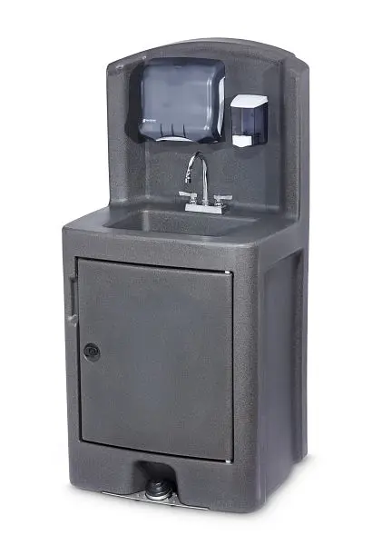 Crown Heavy Verity Travel-friendly Handwashing Sink, Cold Water Unit, CV-PHS-5C Crown Verity