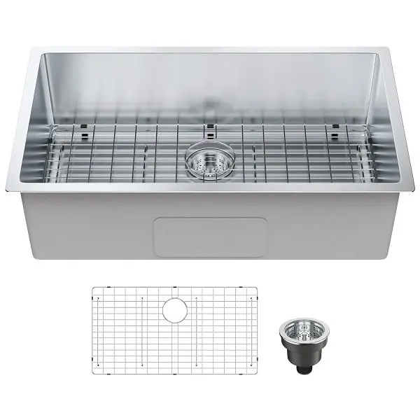 VEVOR Kitchen Sink 32", Kit 3, QRSSCTXPDCY32WYR7V0, 840349924687