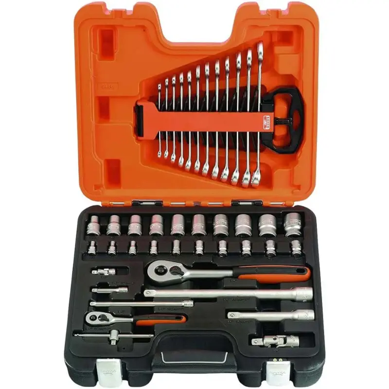 BAHCO S410 Socket & Spanner Place 41 Piece 1/4in & 1/2in Drive