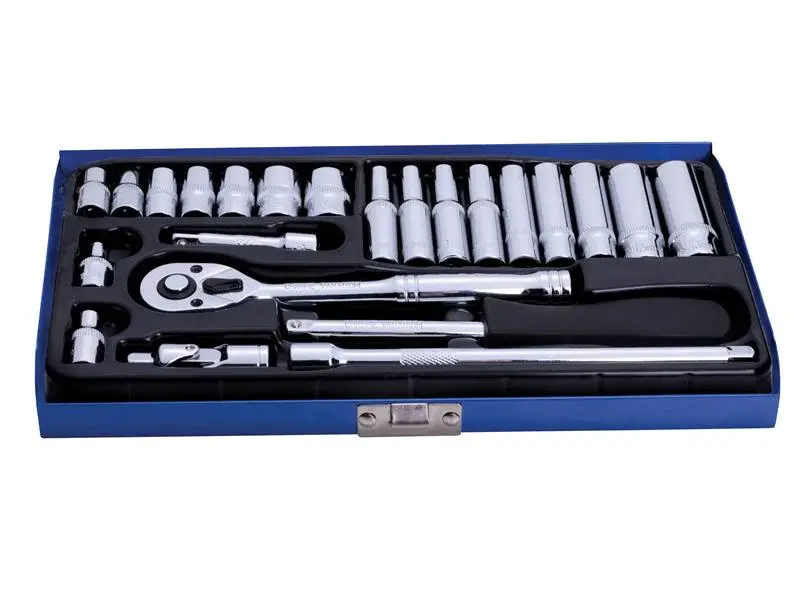 BlueSpot Tools 1/4in Metric Socket Adjust, 24 Piece